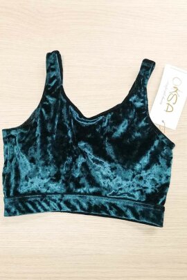 Oksawear Top Palma Velvet Green XS