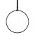 PoleSports Aerial Hoop 0-Point Ø 30,0 mm Black