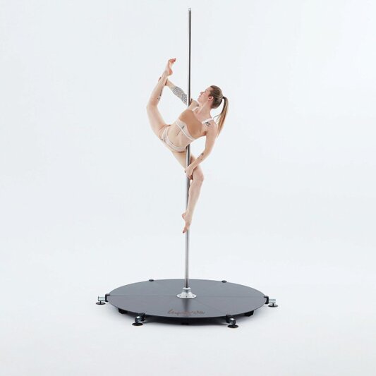 Lupit Pole Stage Short Legs Chrome 45 mm