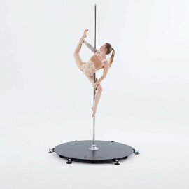 Lupit Pole Stage Short Legs Chrome 45 mm