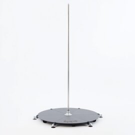 Lupit Pole Stage Short Legs Chrome 45 mm
