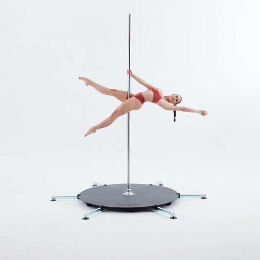 Lupit Pole Stage Long Legs Chrome 45 mm
