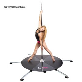 Lupit Pole Stage Long Legs Chrome 45 mm