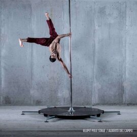 Lupit Pole Stage Long Legs Chrome 45 mm