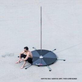 Lupit Pole Stage Long Legs Chrome 45 mm