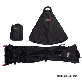 Lupit Pole Stage Long Legs Chrome 45 mm with Carry Bags