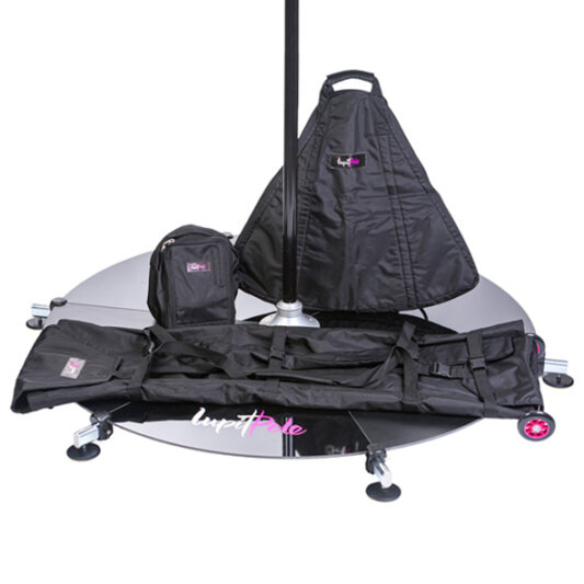 Lupit Pole Stage Short Legs Powder Coated 45 mm with Carry Bags
