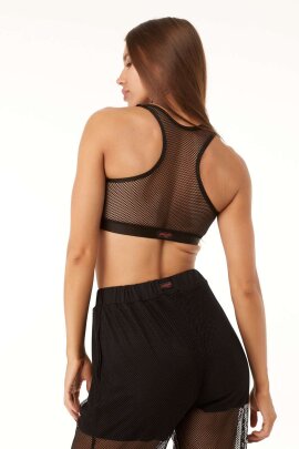 Polerina Jogpants Black Mesh