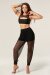 Polerina Jogpants Black Mesh L
