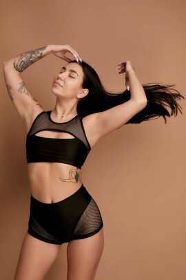 Polerina Top Black S