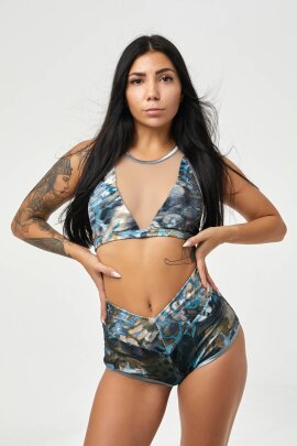 Polerina Top Cavalli Blue M