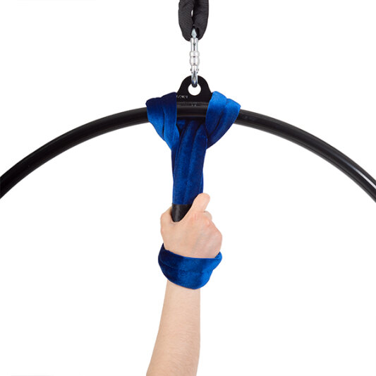 Wrist Strap for Arial Hoops Velvet Blue