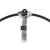 Wrist Strap for Arial Hoops Velvet Silver