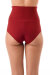 Dragonfly High Waist Shorts Betty Burgundy M