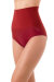 Dragonfly High Waist Shorts Betty Burgundy L