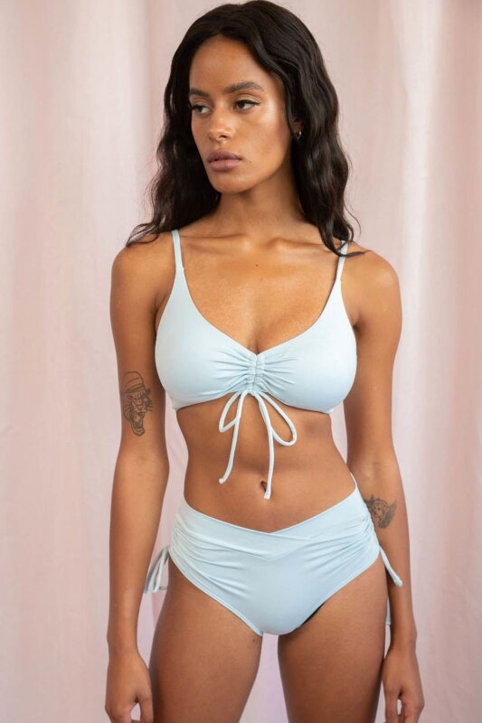 Lunalae Shorts Low Waist Layla Pale Blue L