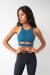 Lunalae Top Aliza High Neck Teal S
