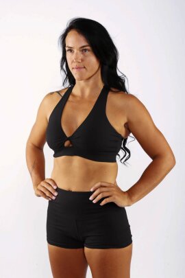 Off the Pole Top Keyhole Black L