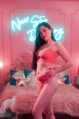 Sway Pole Wear Top Cindy Pink Clay XS