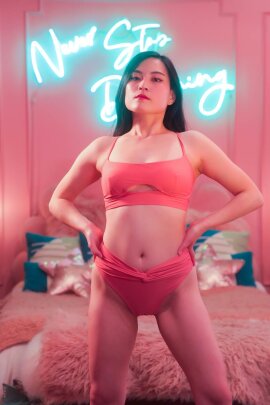 Sway Pole Wear Top Cindy Pink Clay S