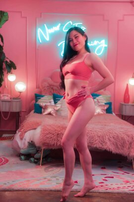 Sway Pole Wear Top Cindy Pink Clay S