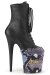Pleaser Platform Protector Black & Blue Snake