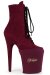 Pleaser Platform Protector Burgundy Lycra