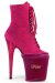 Pleaser Platform Protector Hot Pink Velvet