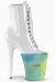 Pleaser Platform Protector Rainbow Velvet