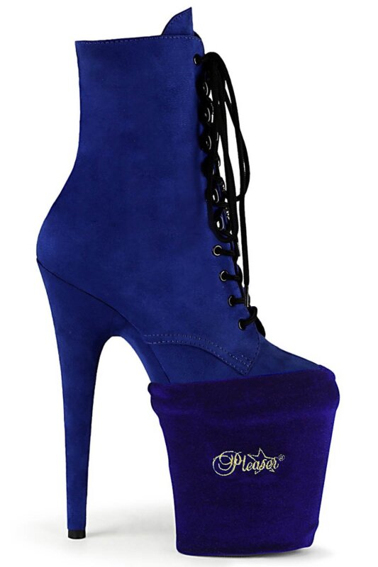 Pleaser Platform Protector Royal Blue Velvet