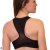 PoleFit Top GeoMesh Racer Back S Black / Hot Pink