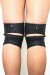Lunalae Sticky Silicone Knee Pads Black L