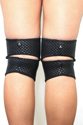 Lunalae Sticky Silicone Knee Pads Black XL