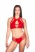 Naughty Thoughts Top Viper Red L