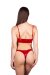 Naughty Thoughts Thong Sinner Vinyl Red L