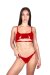 Naughty Thoughts Thong Sinner Vinyl Red XL