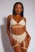 Creatures of XIX High Waist Shorts Cora Champagne S