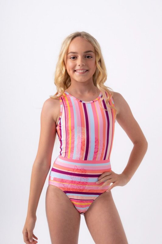 Sylvia P Leotard  Gypsy Stripe Child 10