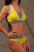 i-Style Top Gala XS Yellow / Black-White