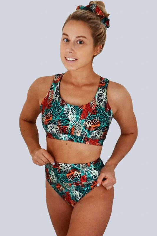 Juicee Peach Shorts Wild Jungle XS