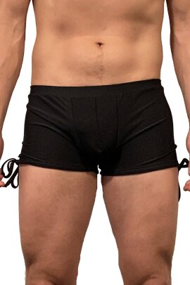 Juicee Peach Men Shorts Tie Side Black XS