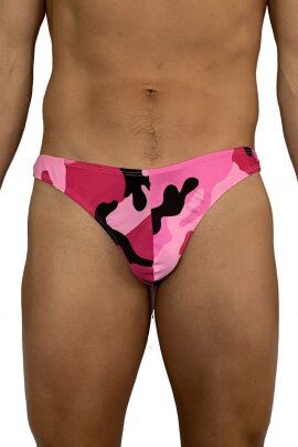 Juicee Peach Men G-String Pink Army S