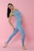 i-Style Yoga Suit Blue Smoke S