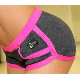 i-Style Shorts Edelweiss XS Grey / Hot Pink