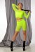 Polerina Top Jaya wide Mesh Neon Yellow S