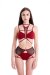 Hamade Activewear High Waist Garter Shorts Red