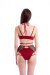Hamade Activewear High Waist Garter Shorts Red