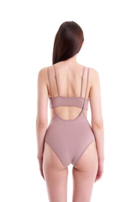 Hamade Activewear Scoop Neck Top Pastel Pink