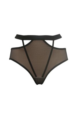 Hamade Activewear High Waist Shorts Strappy Mesh XS