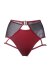 Hamade Activewear High Waist Garter Shorts Red S